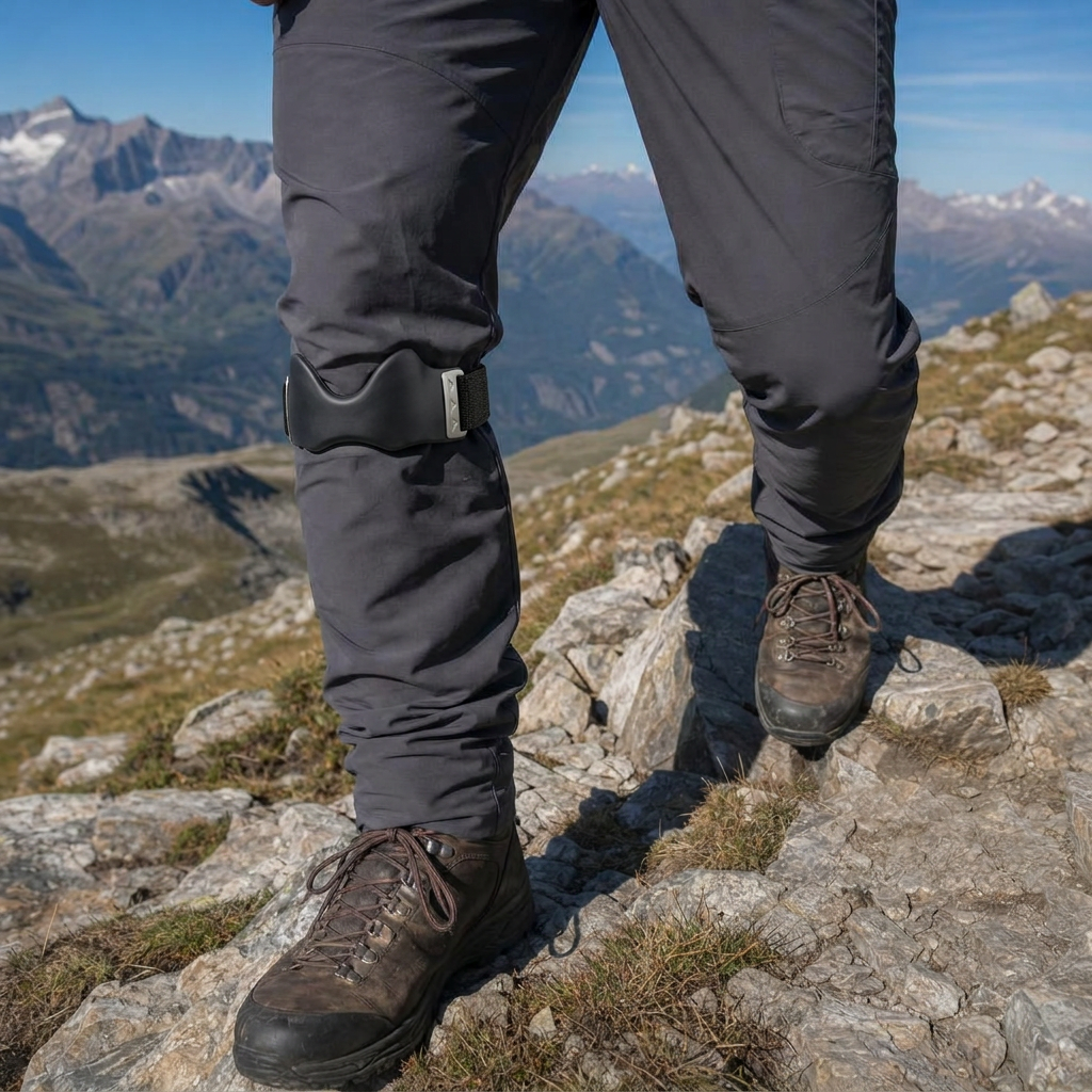 Hiking with the Valieno patellar strap